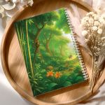 Τετράδιο Σπιράλ Α4 με Θέματα και Σχέδιο Τίγρεις στο Δάσος