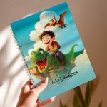 Τετράδιο Σπιράλ Α4 με Θέματα, Προσωποποιημένο με Δεινόσαυρο