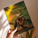 Τετράδιο Σπιράλ Α4 με Θέματα και Σχέδιο Δεινόσαυρο