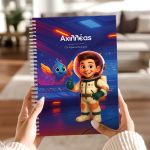 Τετράδιο Σπιράλ Α4 με Θέματα, Προσωποποιημένο με Αστροναύτη