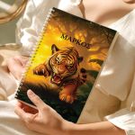 Τετράδιο Σπιράλ Α4 με Θέματα, Προσωποποιημένο με Τίγρη