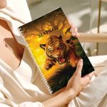 Τετράδιο Σπιράλ Α4 με Θέματα, Προσωποποιημένο με Τίγρη