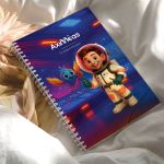 Τετράδιο Σπιράλ Α4 με Θέματα, Προσωποποιημένο με Αστροναύτη