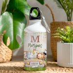 Παιδικό Αλουμινένιο Παγούρι για Αγόρι με Ζώα του Δάσους