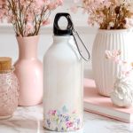 Μπουκάλι - Παγούρι Αλουμινένιο με Σχέδιο Ανθισμένα Λουλούδια