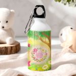 Παγούρι Παιδικό Αλουμινένιο για Κορίτσι με Πριγκίπισσα σε Κούνια