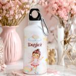 Παιδικό Αλουμινένιο Παγούρι για Κορίτσι με Νεράιδα