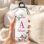 Μπουκάλι - Παγούρι Αλουμινένιο με Σχέδιο Ανθισμένη Αμυγδαλιά