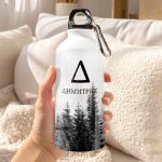 Παγούρι Αλουμινένιο Αθλητικό Προσωποποιημένο με Σχέδιο Δάσος