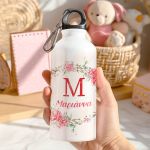 Παγούρι - Μπουκάλι Αλουμινένιο με Στεφάνι από Λουλούδια