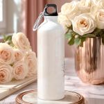 Παγούρι - Μπουκάλι Αλουμινένιο με Στεφάνι από Λουλούδια