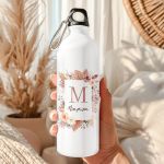 Παγούρι - Μπουκάλι Αλουμινένιο με Σχέδιο Τριαντάφυλλα