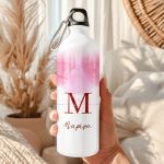 Αθλητικό Παγούρι - Μπουκάλι Αλουμινένιο με Σχέδιο Μωβ Κύκλους