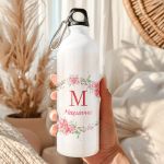 Παγούρι - Μπουκάλι Αλουμινένιο με Στεφάνι από Λουλούδια