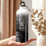 Παγούρι Αλουμινένιο Αθλητικό Πρωσοποποιημένο με Σχέδιο Βουνά