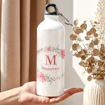 Παγούρι - Μπουκάλι Αλουμινένιο με Στεφάνι από Λουλούδια