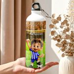 Παγουρίνο Παιδικό Αλουμινένιο για Αγόρι με Μπλε Ποδοσφαιριστή