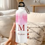 Αθλητικό Παγούρι - Μπουκάλι Αλουμινένιο με Σχέδιο Μωβ Κύκλους