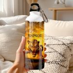 Παγούρι Αλουμινένιο Παιδικό για Αγόρι με Τίγρη στο Δάσος