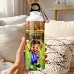 Παγουρίνο Παιδικό Αλουμινένιο για Αγόρι με Μπλε Ποδοσφαιριστή