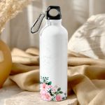 Μπουκάλι - Παγούρι Αλουμινένιο με Σχέδιο Ανθισμένη Αμυγδαλιά