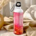 Παγούρι Παιδικό Αλουμινένιο για Κορίτσι με Ροζ Πριγκίπισσα