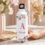 Μπουκάλι - Παγούρι Αλουμινένιο με Σχέδιο Ανθισμένη Αμυγδαλιά