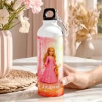 Παγούρι Παιδικό Αλουμινένιο για Κορίτσι με Ροζ Πριγκίπισσα