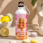 Παιδικό Παγουρίνο Αλουμινένιο για Κορίτσι με Ξανθιά Νεράιδα