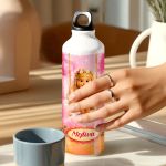 Παιδικό Παγουρίνο Αλουμινένιο για Κορίτσι με Ξανθιά Νεράιδα