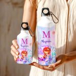 Αλουμινένιο Παγούρι Παιδικό για Κορίτσι με Γοργόνα στο Βυθό