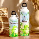 Αλουμινένιο Παιδικό Παγούρι για Αγόρι με Δεινόσαυρο