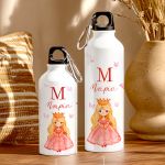 Παιδικό Αλουμινένιο Παγούρι για Κορίτσι με Πριγκίπισσα