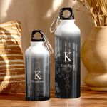 Παγούρι Αλουμινένιο Αθλητικό Πρωσοποποιημένο με Σχέδιο Βουνά