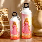 Παγούρι Παιδικό Αλουμινένιο για Κορίτσι με Ροζ Πριγκίπισσα