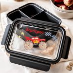 Παιδικό Δοχείο Φαγητού Μαύρο – Lunch Box με Monster Truck