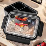 Παιδικό Δοχείο Φαγητού Μαύρο – Lunch Box με Monster Truck