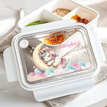 Δοχείο Φαγητού Παιδικό Λευκό – Ανθεκτικό & Προσωποποιημένο