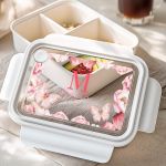 Παιδικό Δοχείο Φαγητού Λευκό – Lunch Box με Πεταλούδες