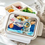 Παιδικό Δοχείο Φαγητού Λευκό – Lunch Box με Αστροναύτη
