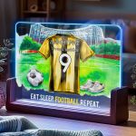 Επιτραπέζιο Φωτιστικό με Κιτρινόμαυρη Φανέλα, Δώρο για Παιδί