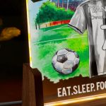 Επιτραπέζιο Φωτιστικό με Ασπρόμαυρη Φανέλα, Δώρο για Παιδί