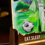 Επιτραπέζιο Φωτιστικό με Πράσινη Φανέλα, Δώρο για Παιδί