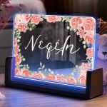 Προσωποποιημένο Φωτιστικό LED με Σχέδιο Τριαντάφυλλα