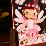 Προσωποποιημένο Φωτιστικό LED με Όνομα και Σχέδιο Νεράιδα