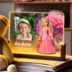 Επιτραπέζιο Φωτιστικό LED με Φωτογραφία και Πριγκίπισσα