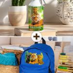 Σετ 2 Δώρα για Παιδιά, Παγούρι & Τσάντα Νηπιαγωγείου με Τίγρεις