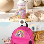 Σετ 2 Δώρα για Παιδιά, Παγούρι & Τσάντα Νηπίων με Μονόκερο