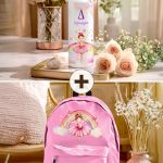 Σετ 2 Δώρα για Παιδιά, Παγούρι & Τσάντα Δημοτικού με Μπαλαρίνα