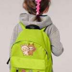Σχολική Τσάντα Πλάτης Νηπιαγωγείου Λαχανί με Αρκουδάκια